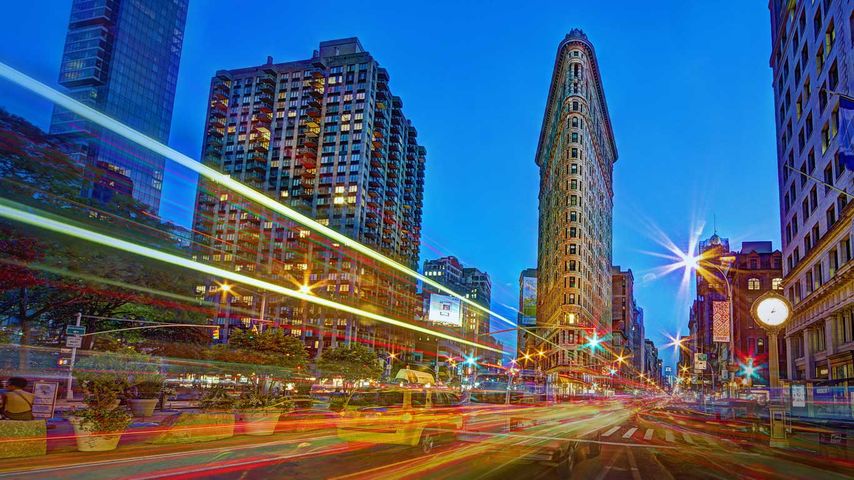 Flatiron Building, New York City, Bundesstaat New York, USA