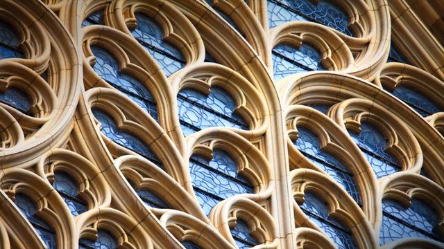Detail of York Minister, York, England