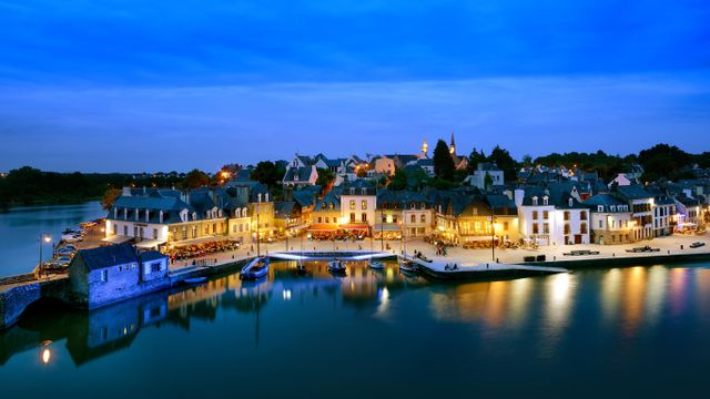 「オーレーの夕暮れ」フランス, ブルターニュ地域圏