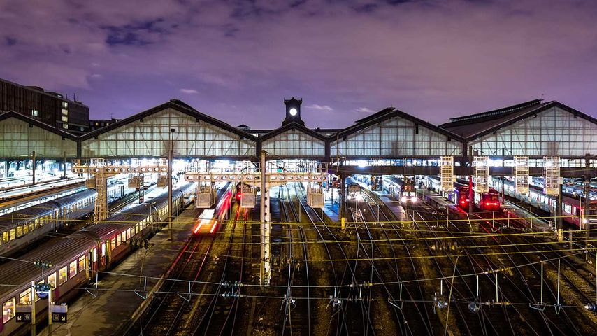 Bahnhof Gare Saint-Lazare, Paris, Frankreich 