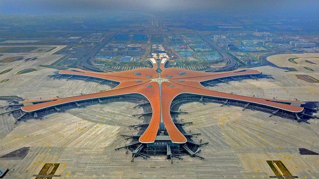 El nuevo aeropuerto Daxing, Pekín, China