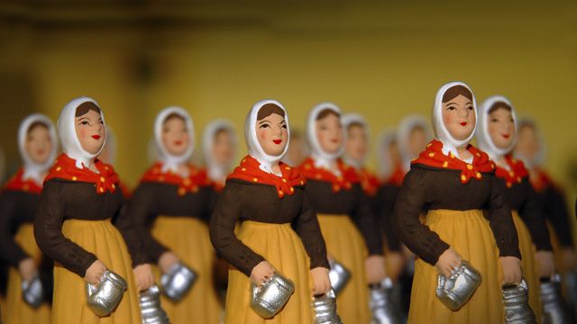 Santons à Marseille,  Bouches-du-Rhône, Provence-Alpes-Côte d’Azur
