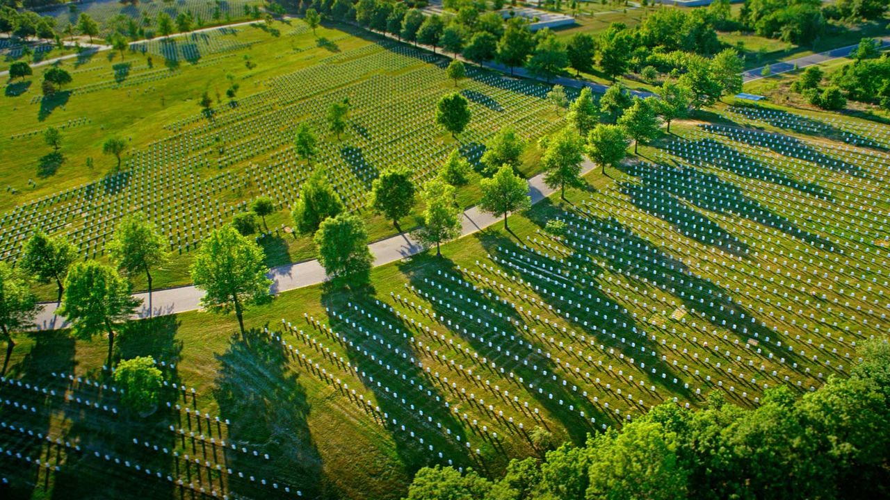 Arlington National Cemetery in Virginia 