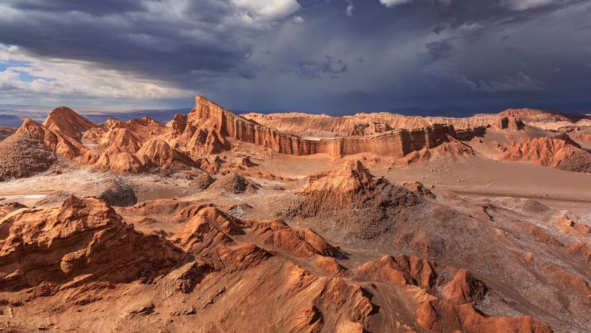 A 'lunar' landscape