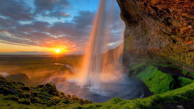 Seljalandsfoss waterfall, Iceland