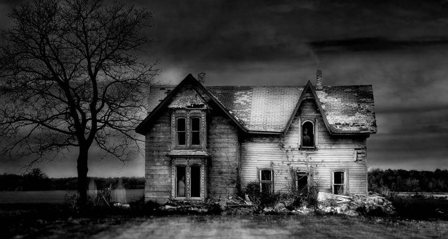 Une maison abandonée dans le sud de l’Ontario, Canada