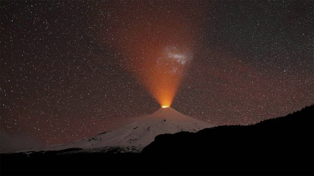Le volcan Villarrica au Chili