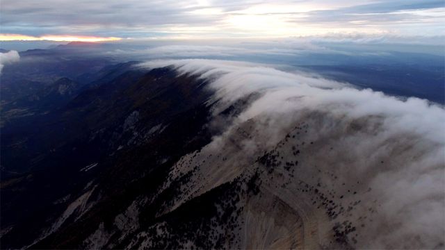Clouds over Mont Ventoux, France