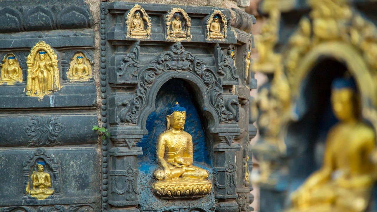 Bodhi Gaya - site of Buddhist pilgrimage