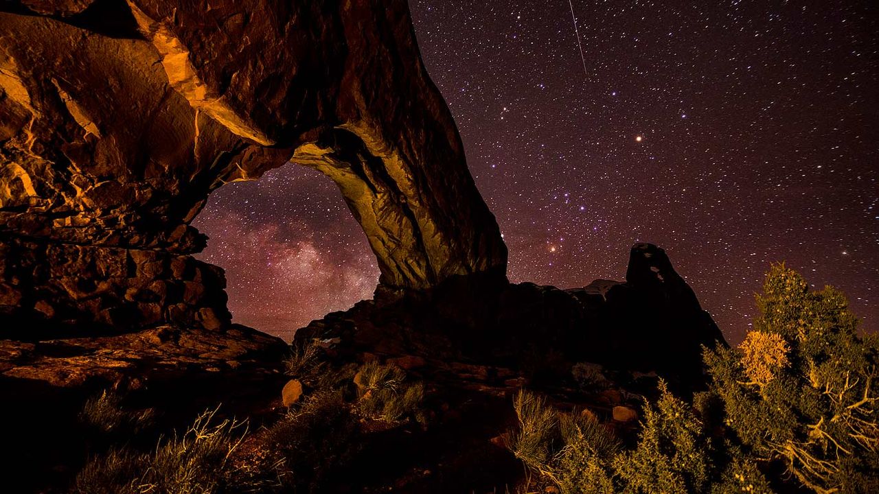 North Window Arch in Arches National Park, Utah 