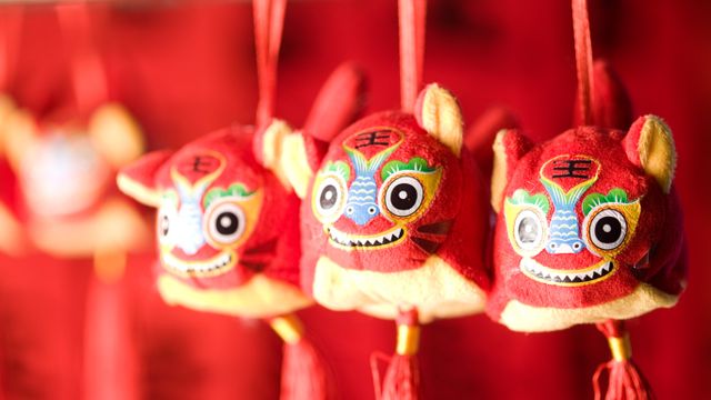 新年装饰 ,小老虎
