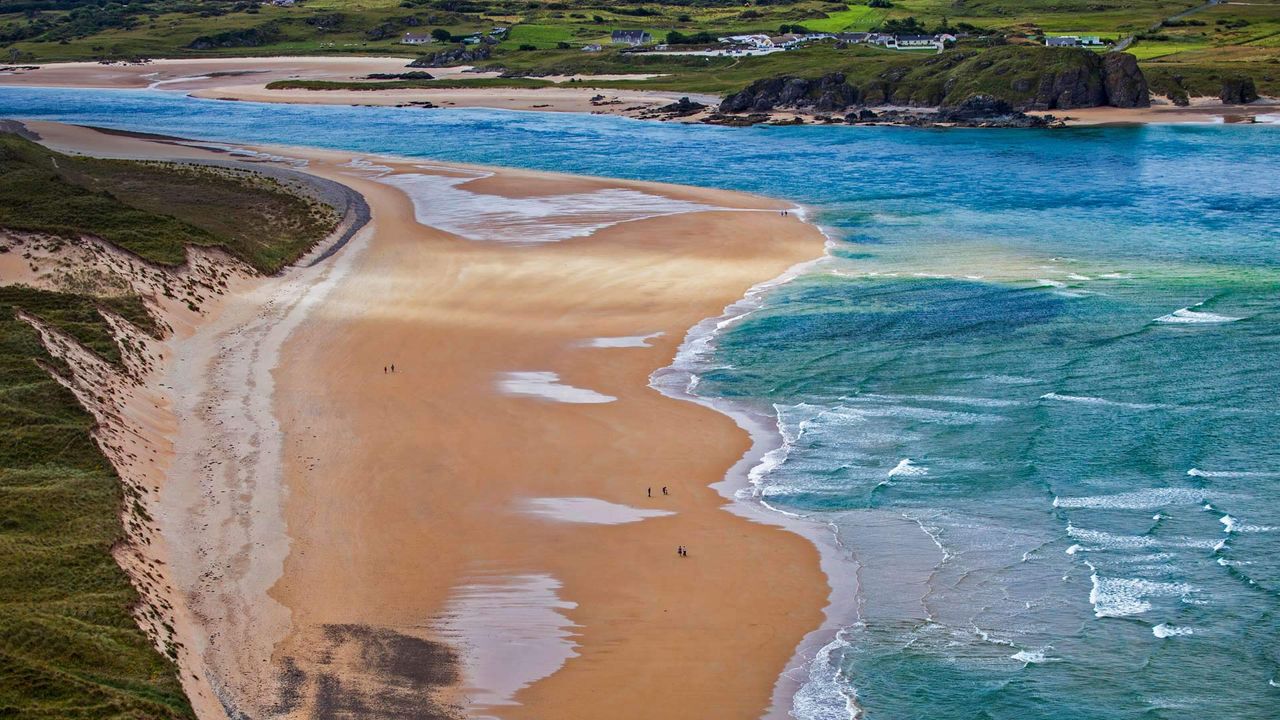 Five Fingers Strand near Malin Head, Ireland 