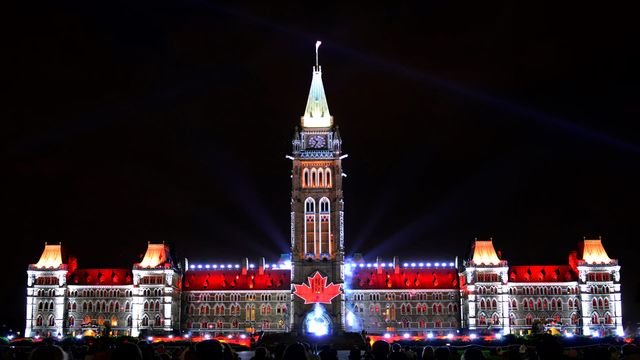 The Peace Tower on Parliament Hill, Ottawa