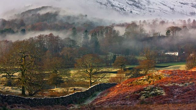 Great Langdale Valley in Lake District National Park, Cumbria, England