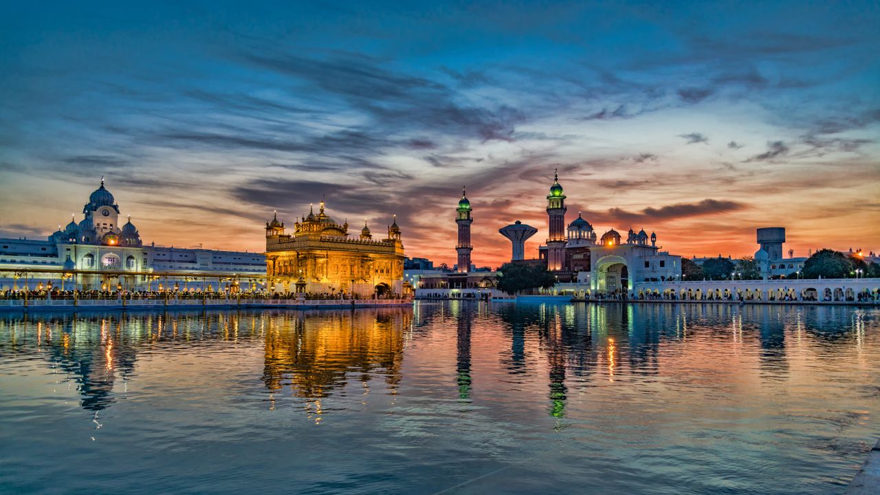 Golden Temple in Amritsar, Punjab, India