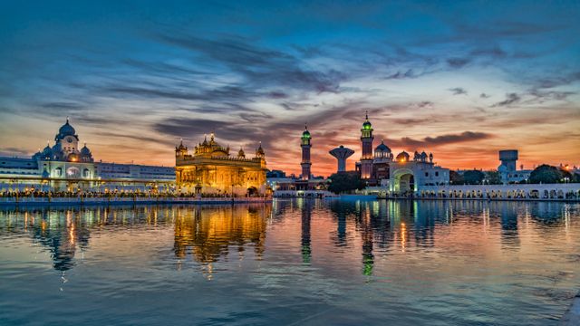 Golden Temple in Amritsar, Punjab, India