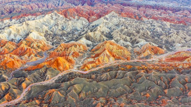 Danxia landform, Zhangye National Geopark, Gansu, China