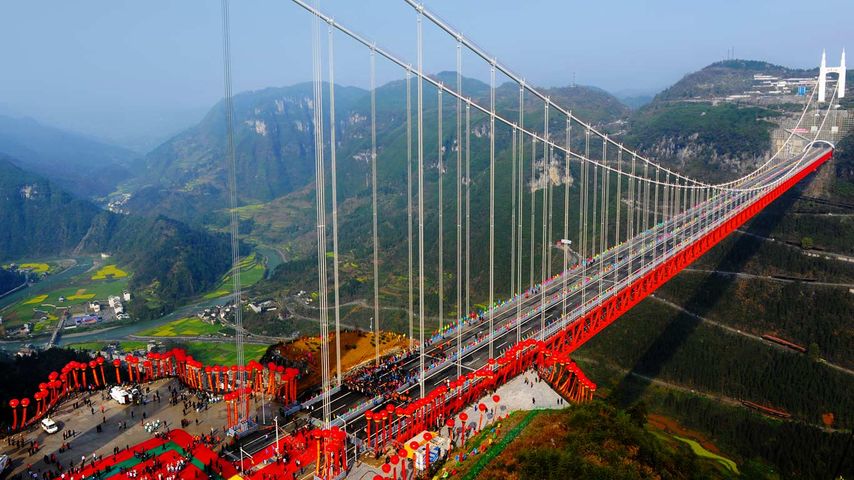 Pont Aizhai dans la province de Hunan, Chine