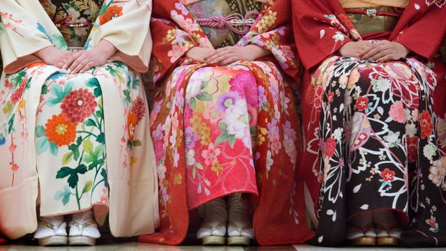 「成人式の振り袖」石川県, 金沢市