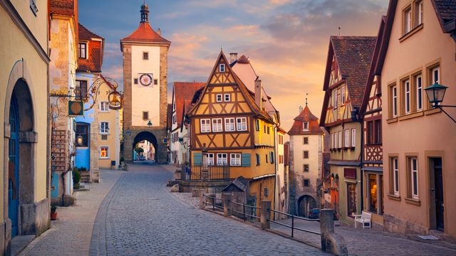 Rothenburg ob der Tauber, Bavaria, Germany