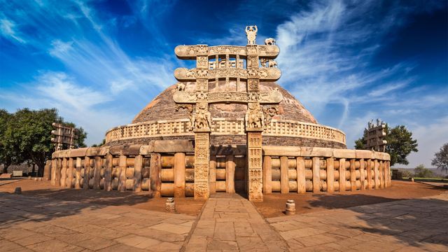 The Great Stupa at Sanchi, Madhya Pradesh