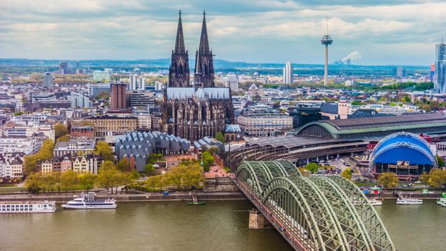 Luftaufnahme von Köln