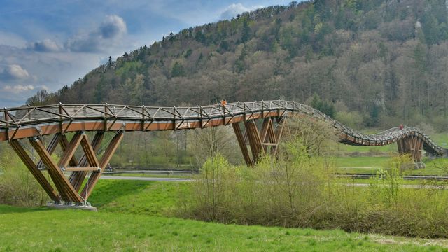 Tatzelwurm Holzbrücke, Essing,