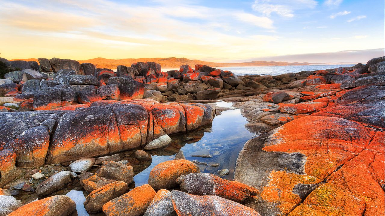 Blazing boulders