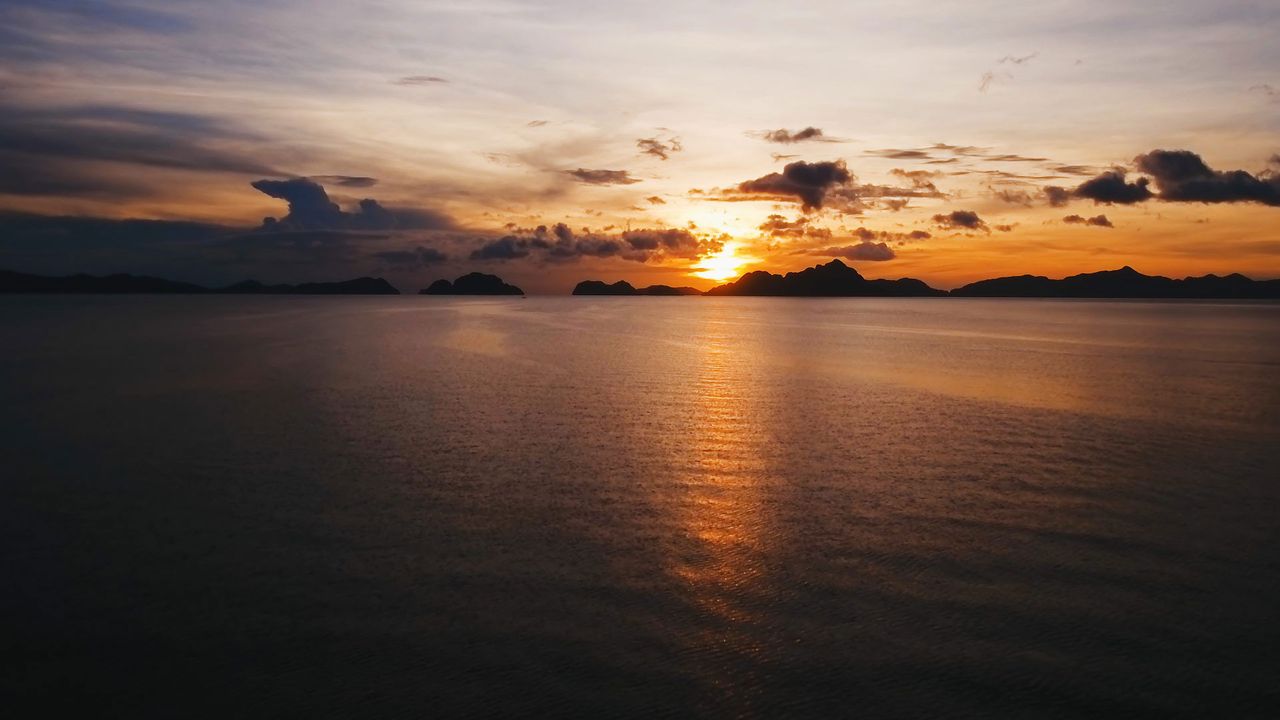 View of Bacuit Bay from El Nido, Palawan, Philippines 