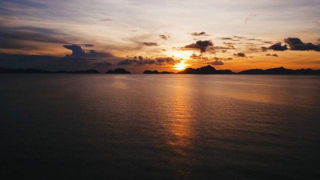 「エルニドから見たバキット湾」フィリピン, パラワン島