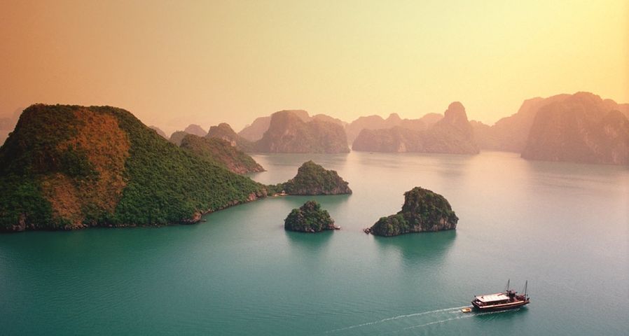 Halong Bay in Quang Ninh province, Vietnam