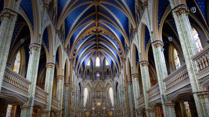 Notre-Dame Cathedral Basilica of Ottawa, Ontario, Canada