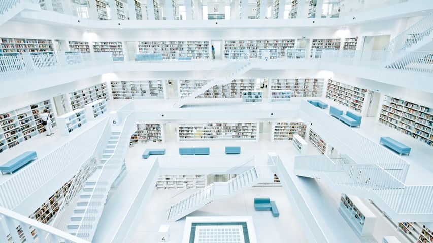 Bibliothèque municipale de Stuttgart, Allemagne