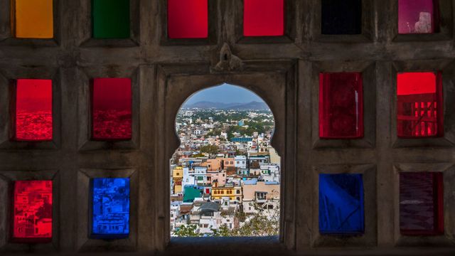 View from the City Palace, Udaipur, Rajasthan, India