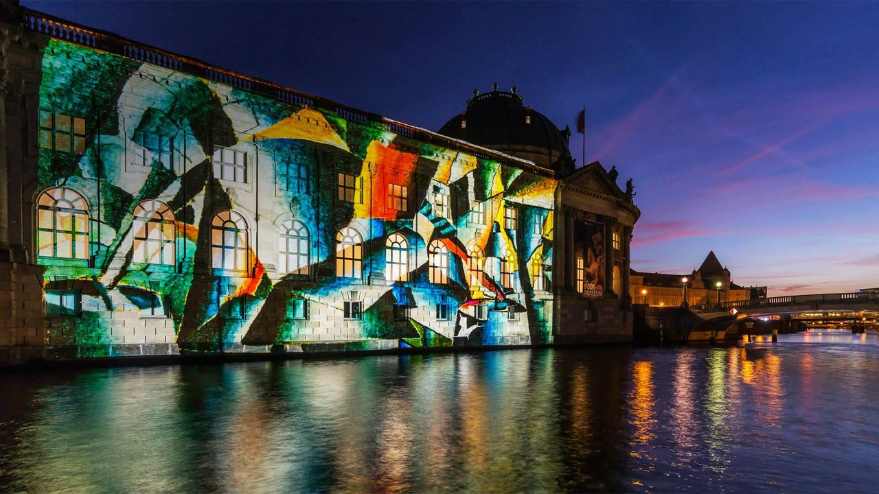 The Bode Museum during the Festival of Lights