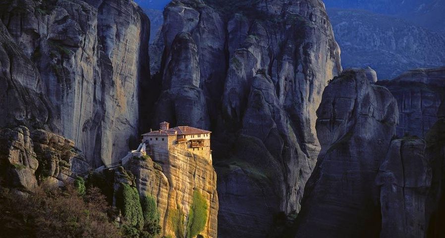 Roussánou Monastery in Metéora, Thessaly, Greece