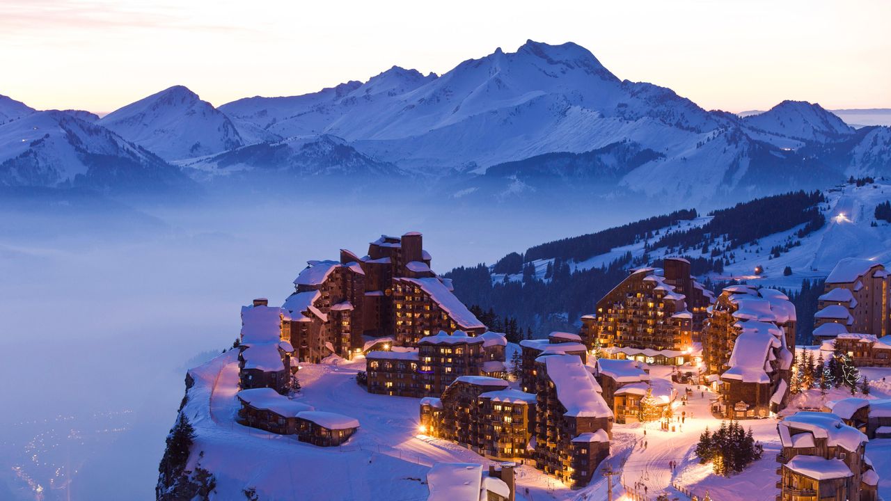 Avoriaz et le Roc d’Enfer en arrière-plan