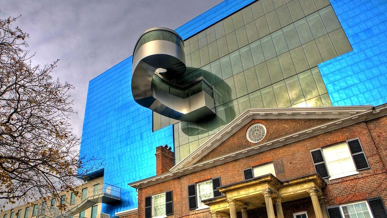 Rear wall of Art Gallery of Ontario, Toronto, Ontario