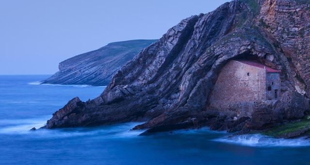 Santa Justa beach, Ubiarco, Cantabria, Bay of Biscay, Spain