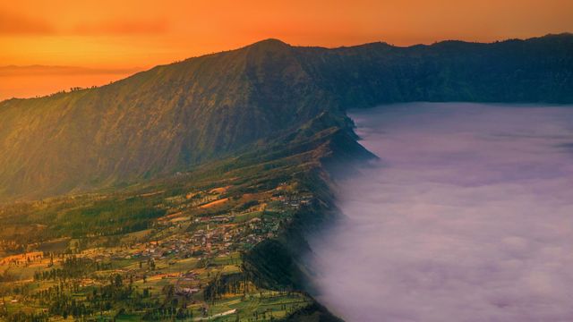 Cemoro Lawang am Vulkan Bromo, Jawa Timur, Indonesien