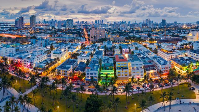 Ocean Drive, Miami Beach, Florida, USA