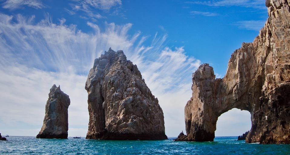 Stone arch at the southernmost tip of Mexico’s Baja California Peninsula