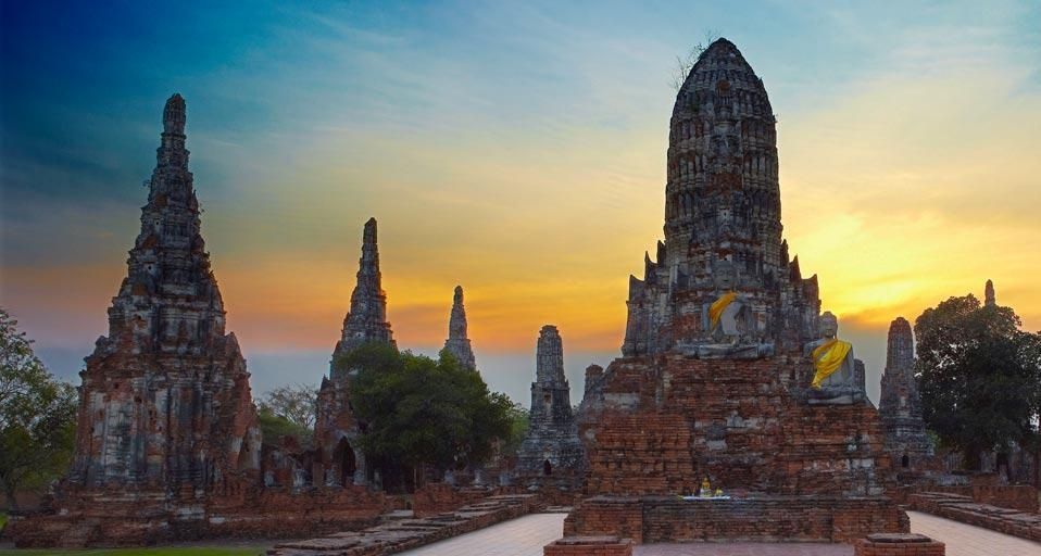 Wat Chai Wattanaram in Ayutthaya, Thailand