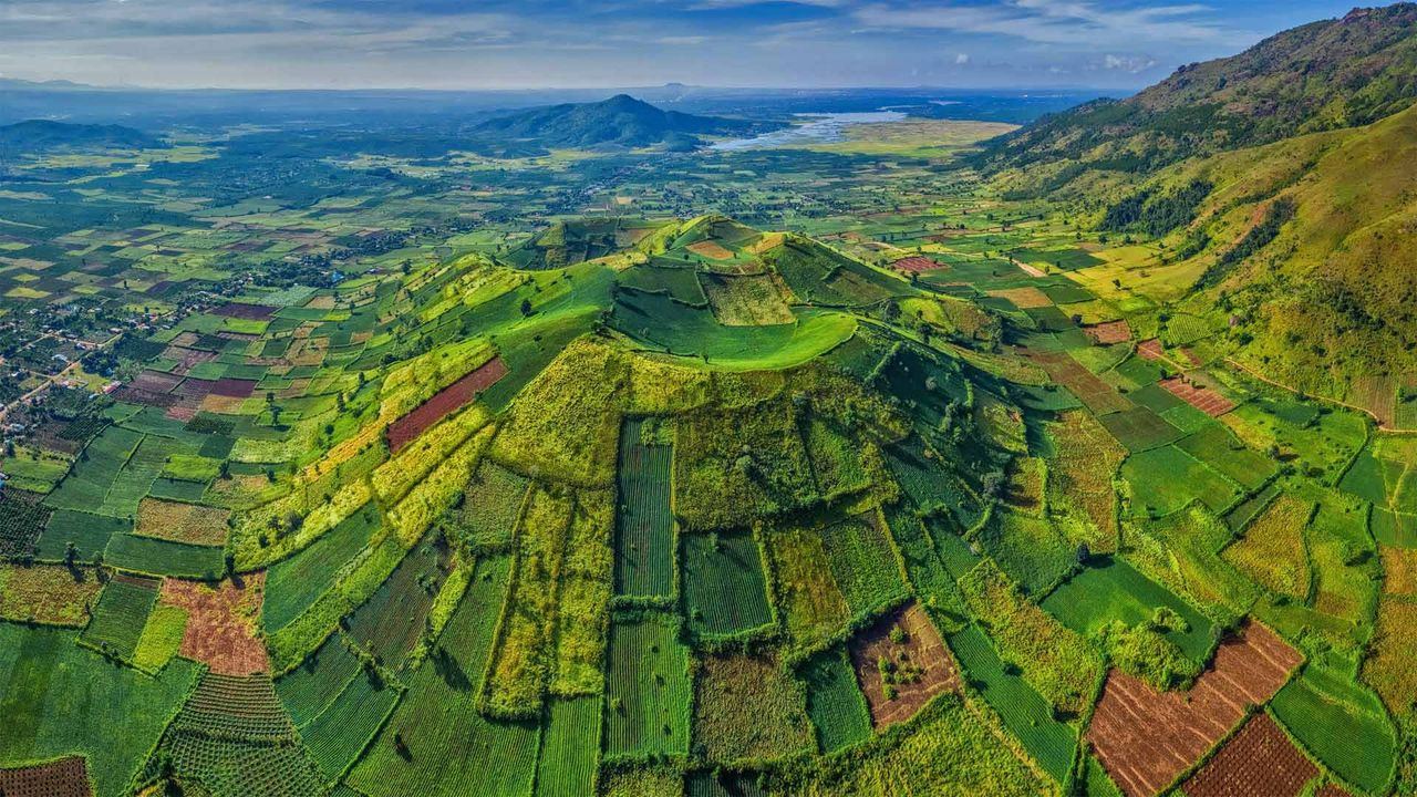 Chu Dang Ya near Pleiku in Gia Lai province, Vietnam