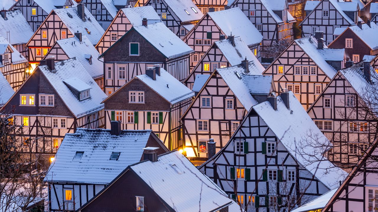 Half-timbered Houses of Freudenberg, North Rhine-Westphalia, Germany