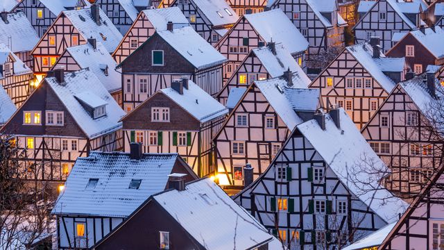 Half-timbered Houses of Freudenberg, North Rhine-Westphalia, Germany