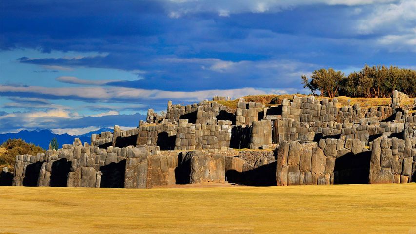 库斯科附近萨克塞华曼的印加要塞，秘鲁
