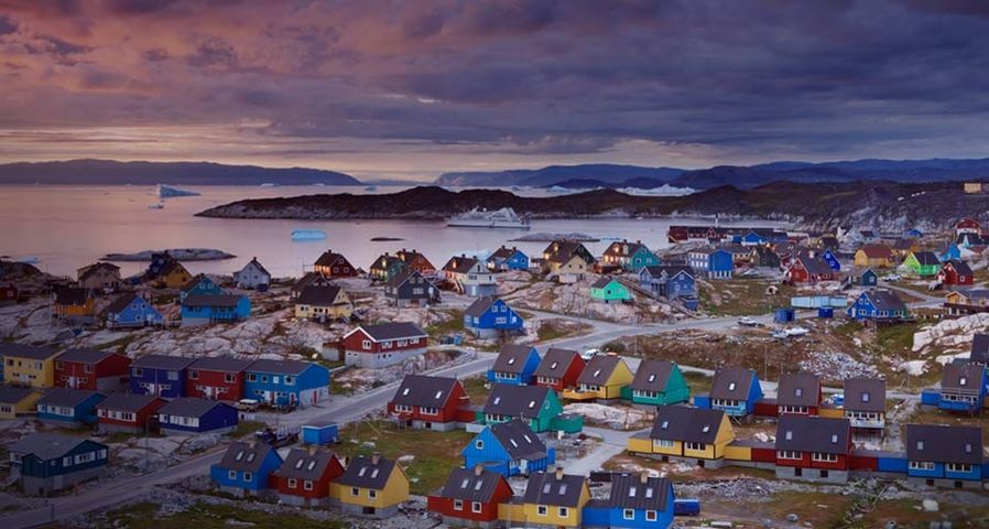 Town of Ilulissat, Disko Bay, Greenland