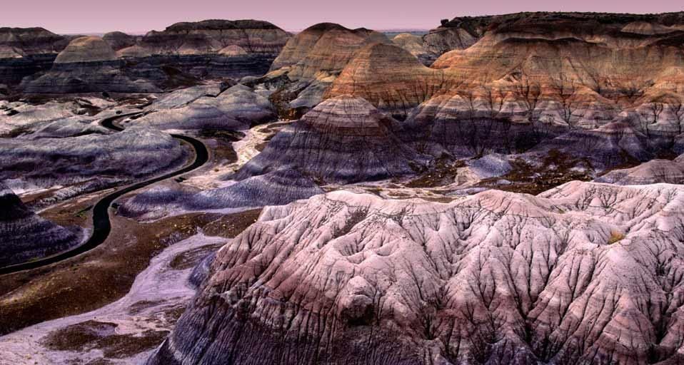Painted Desert in the Petrified Forest National Park, Arizona
