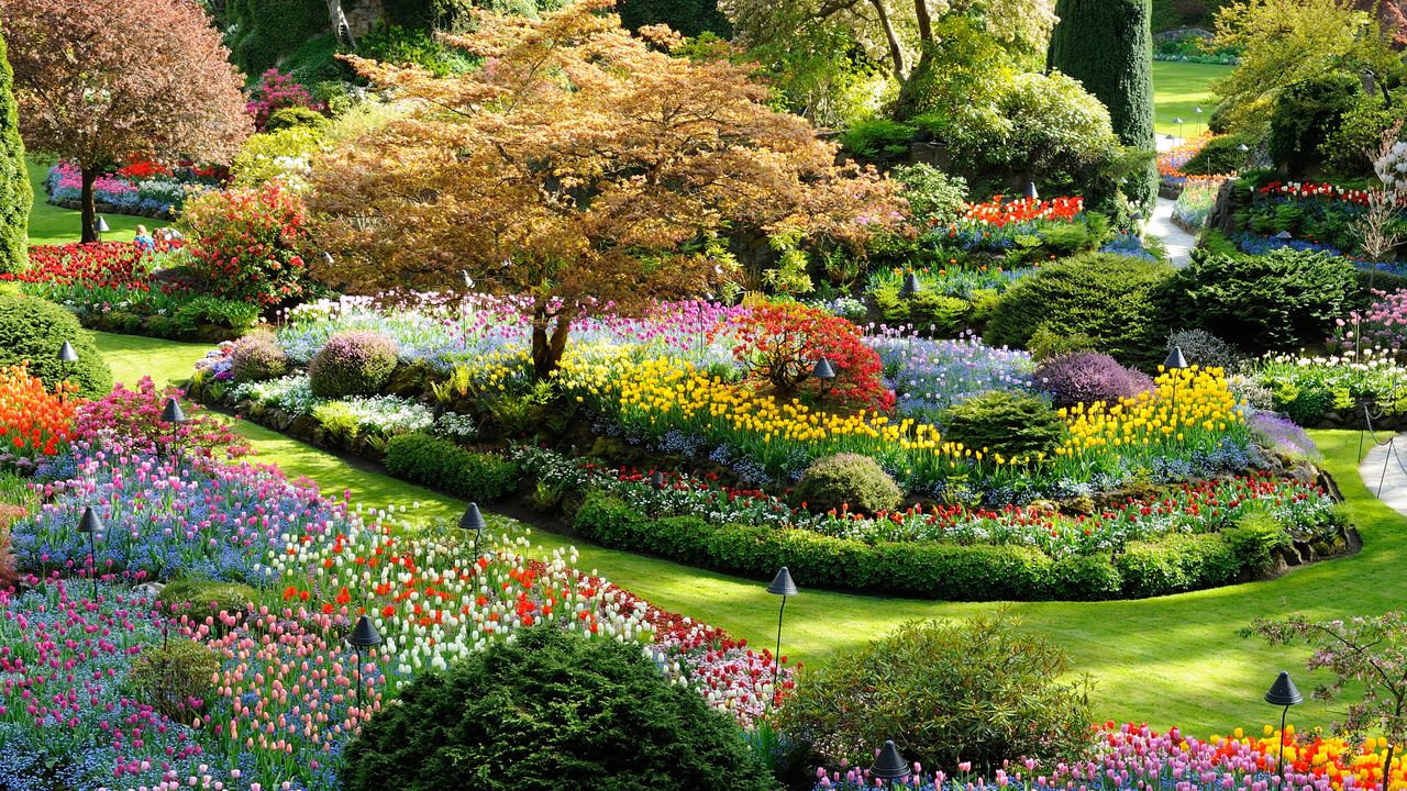 Los Jardines Butchart en Brentwood Bay, Columbia Británica, Canadá